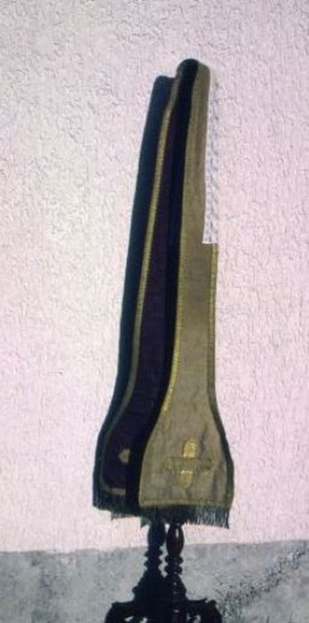 étole de clerc (étole de baptême) - © Ministère de la Culture (France), Conservation des antiquités et des objets d’art de l'Ariège – Tous droits réservés