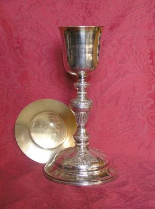 calice, patène - © Ministère de la Culture (France), Conservation des antiquités et des objets d’art de l'Ariège – Tous droits réservés