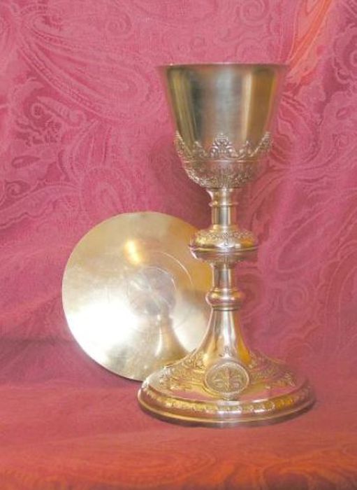 calice, patène - © Ministère de la Culture (France), Conservation des antiquités et des objets d’art de l'Ariège – Tous droits réservés