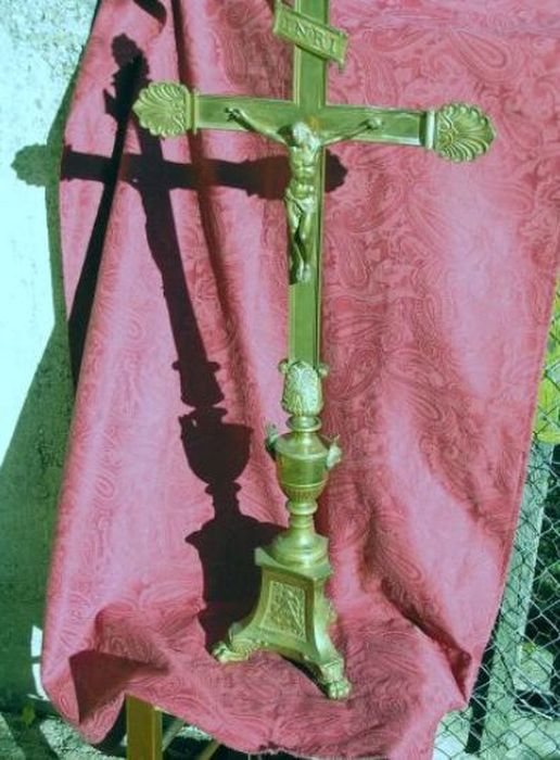croix d'autel - © Ministère de la Culture (France), Conservation des antiquités et des objets d’art de l'Ariège – Tous droits réservés 