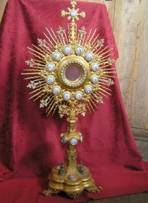 ostensoir - © Ministère de la Culture (France), Conservation des antiquités et des objets d’art de l'Ariège – Tous droits réservés