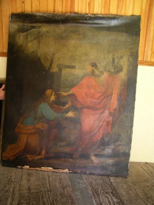 tableau : Apparition du Christ ressuscité à Marie-Madeleine - © Ministère de la Culture (France), Conservation des antiquités et des objets d’art de l'Ariège – Tous droits réservés