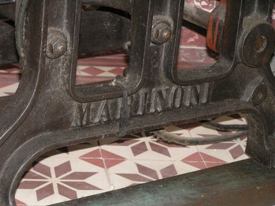 machine à imprimer par typographie (presse à platine) - © Ministère de la Culture (France), Conservation des antiquités et des objets d’art de l'Ariège – Tous droits réservés 