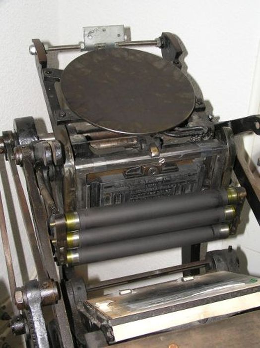 machine à imprimer par typographie (presse à platine) - © Ministère de la Culture (France), Conservation des antiquités et des objets d’art de l'Ariège – Tous droits réservés 