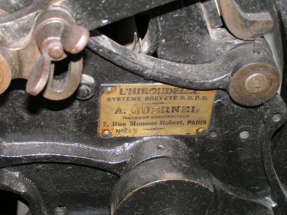 machine à imprimer par typographie (presse à platine) - © Ministère de la Culture (France), Conservation des antiquités et des objets d’art de l'Ariège – Tous droits réservés 