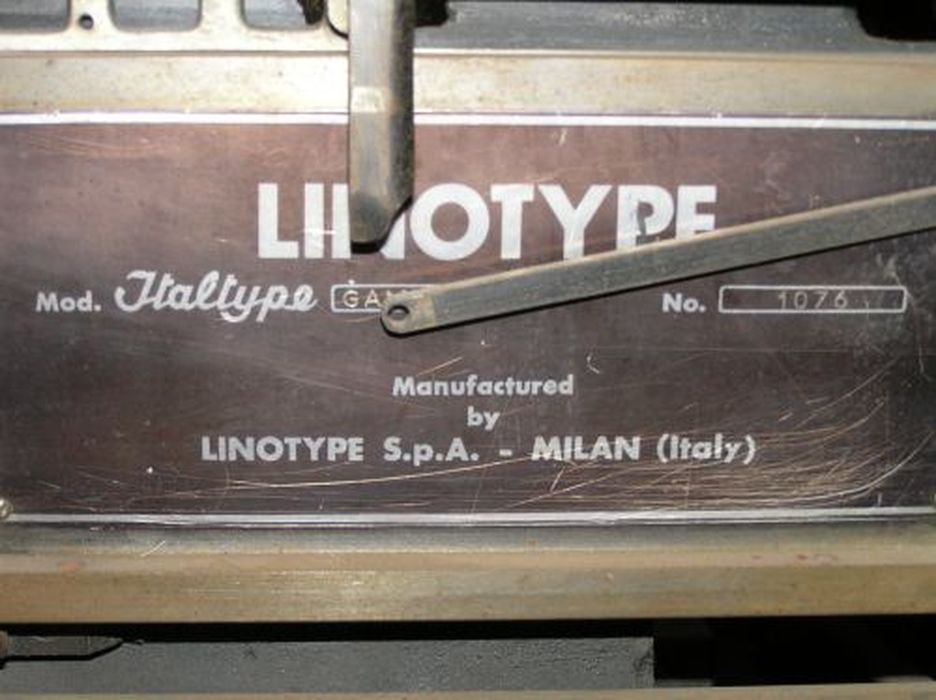 fondeuse de lignes-blocs, détail - © Ministère de la Culture (France), Conservation des antiquités et des objets d’art de l'Ariège – Tous droits réservés 