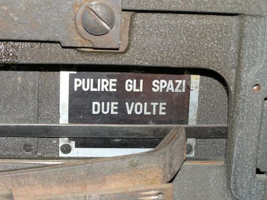 machine à composer, détail - © Ministère de la Culture (France), Conservation des antiquités et des objets d’art de l'Ariège – Tous droits réservés 