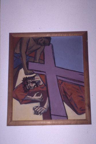 tableau (chemin de croix) : 9e station