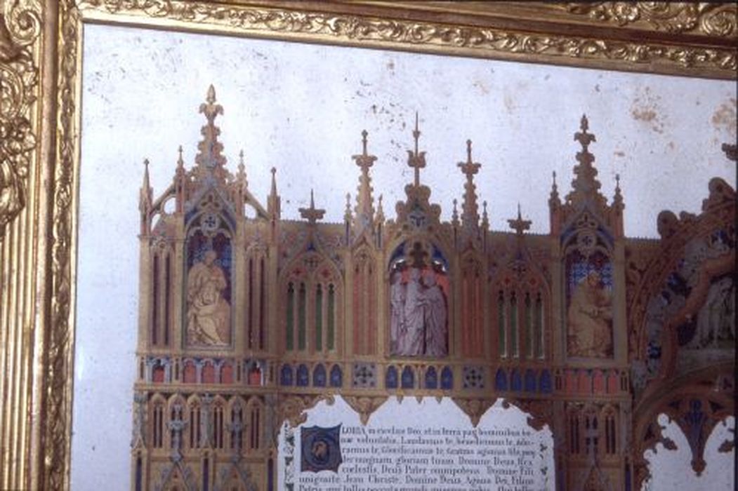 canon d'autel, détail - © Ministère de la Culture (France), Conservation des antiquités et des objets d’art de l'Ariège – Tous droits réservés 