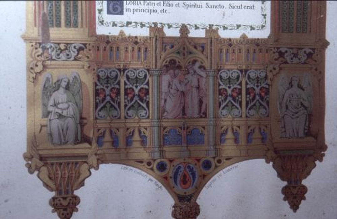 canon d'autel, détail