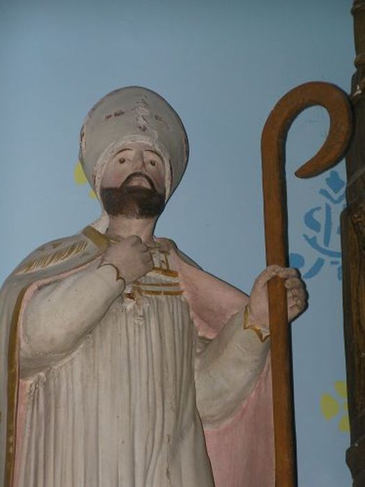 statue : Saint Amate, vue partielle
