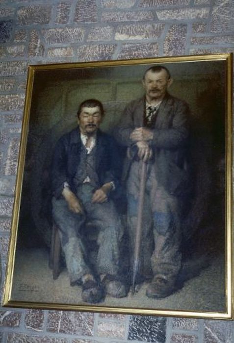 tableau : Les Deux vieux - © Ministère de la Culture (France), Conservation des antiquités et des objets d’art de l'Ariège – Tous droits réservés