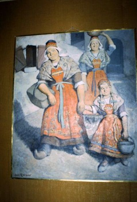 tableau : Les Bethmalaises en costume - © Ministère de la Culture (France), Conservation des antiquités et des objets d’art de l'Ariège – Tous droits réservés
