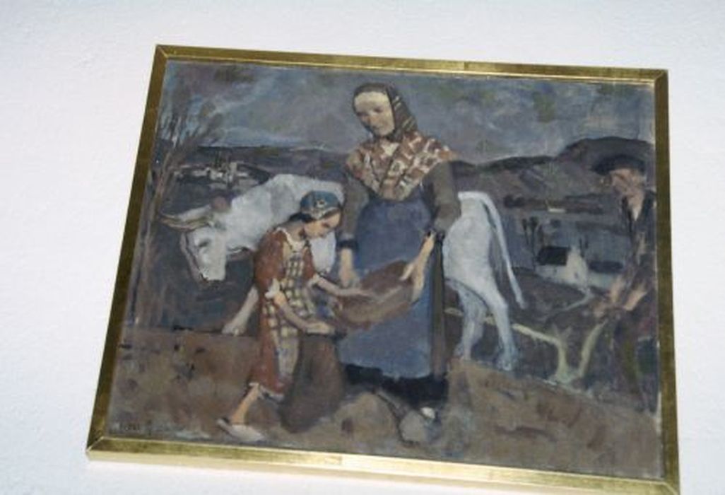 tableau : La Préparation des semailles - © Ministère de la Culture (France), Conservation des antiquités et des objets d’art de l'Ariège – Tous droits réservés