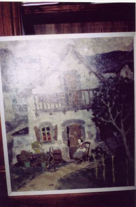 tableau : La Maison, l'oratoire et le cheval blanc - © Ministère de la Culture (France), Conservation des antiquités et des objets d’art de l'Ariège – Tous droits réservés