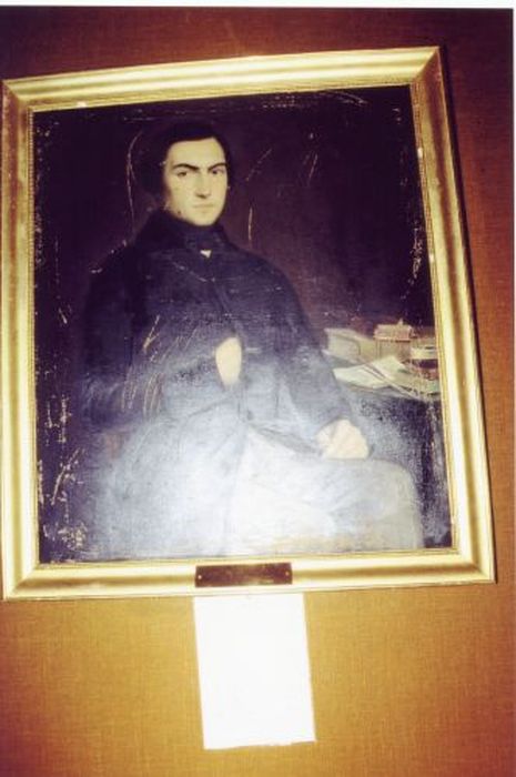 tableau : Portrait de prêtre - © Ministère de la Culture (France), Conservation des antiquités et des objets d’art de l'Ariège – Tous droits réservés
