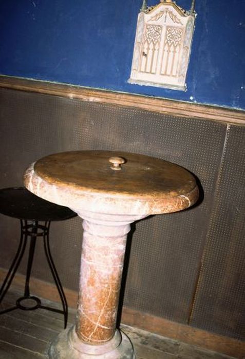 fonts baptismaux - © Ministère de la Culture (France), Conservation des antiquités et des objets d’art de l'Ariège – Tous droits réservés