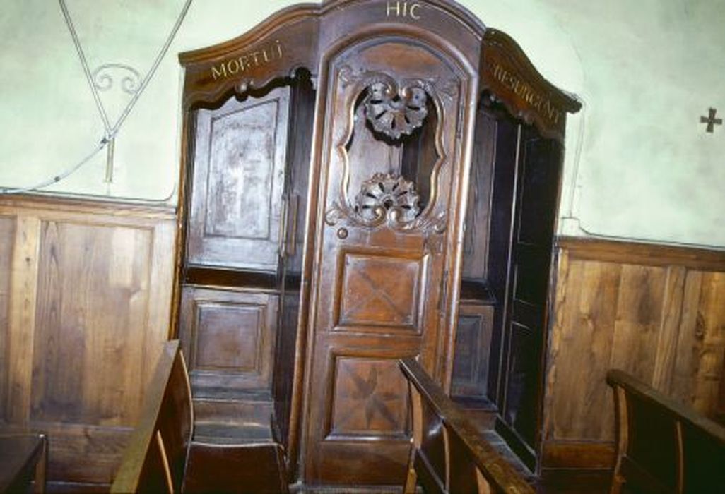 confessionnal - © Ministère de la Culture (France), Conservation des antiquités et des objets d’art de l'Ariège – Tous droits réservés