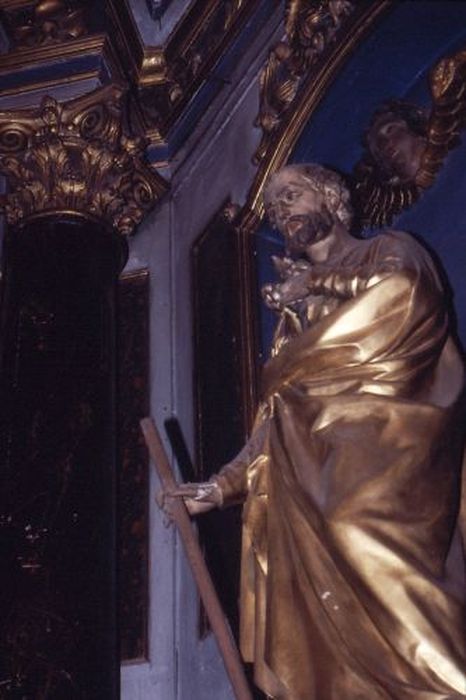 statue : Saint Joseph, vue partielle