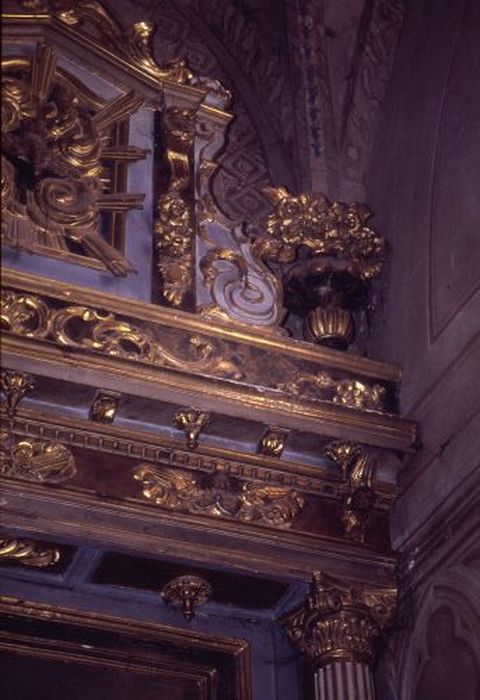 retable, détail