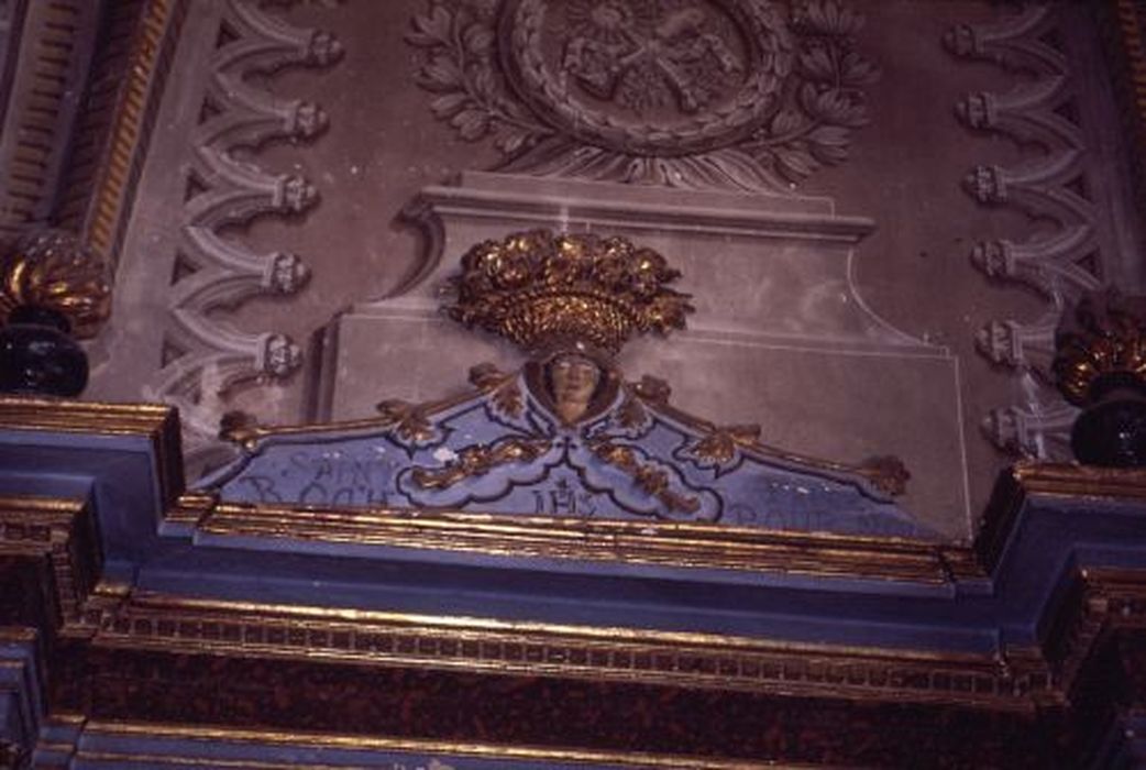 autel, retable, détail