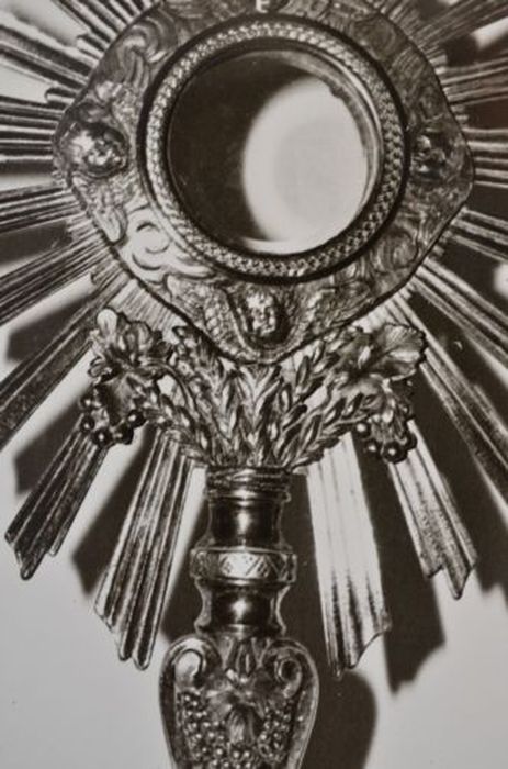 ostensoir, détail