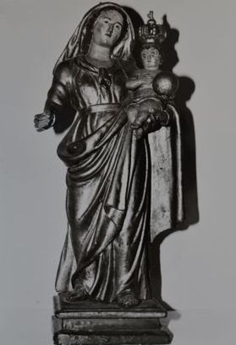 Statue de procession (statuette de procession) : Vierge à l’Enfant