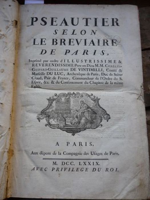 psautier du diocèse de Paris