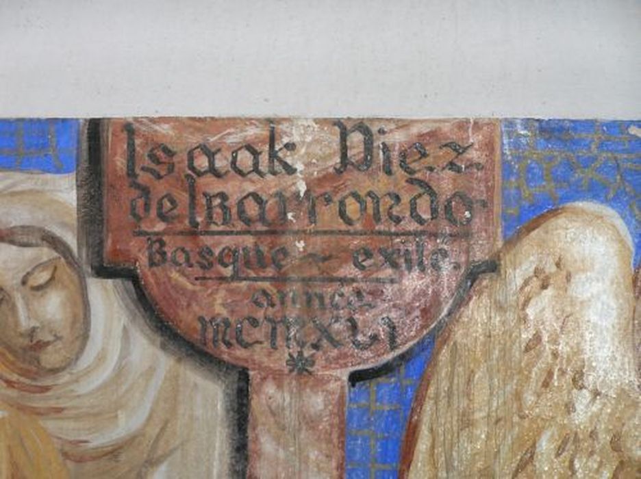 peinture monumentale : Charité de saint Martin, détail