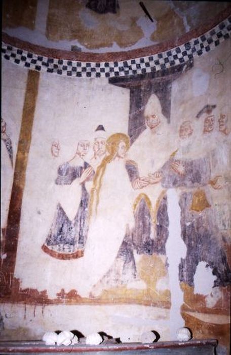 peinture monumentale, vue partielle - © Ministère de la Culture (France), Conservation des antiquités et des objets d’art de l'Ariège – Tous droits réservés 