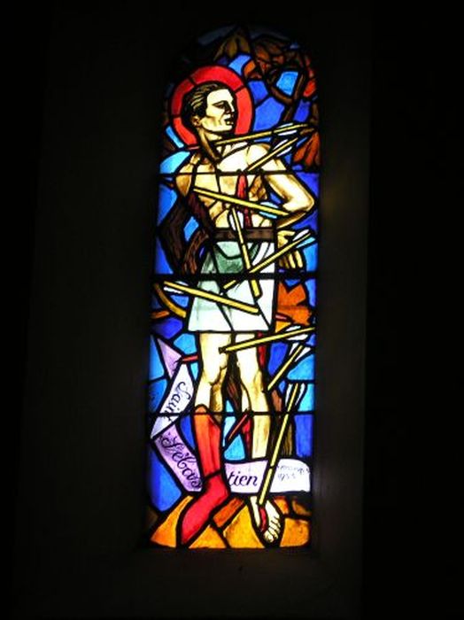 verrière : Saint Sébastien