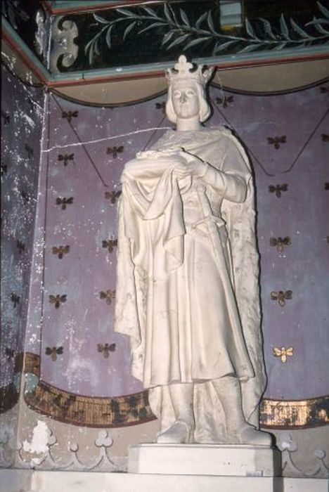 monument aux morts, statue : Saint Louis - © Ministère de la Culture (France), Conservation des antiquités et des objets d’art de l'Ariège – Tous droits réservés 