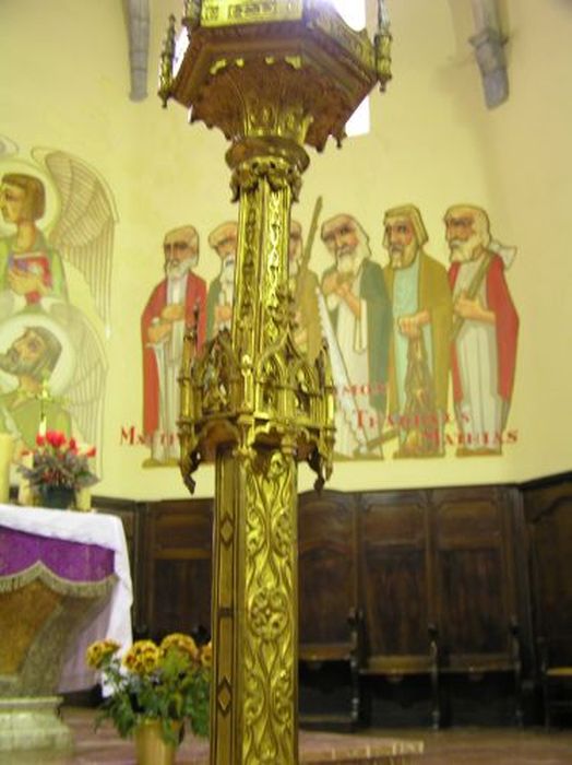 chandelier pascal, détail - © Ministère de la Culture (France), Conservation des antiquités et des objets d’art de l'Ariège – Tous droits réservés 