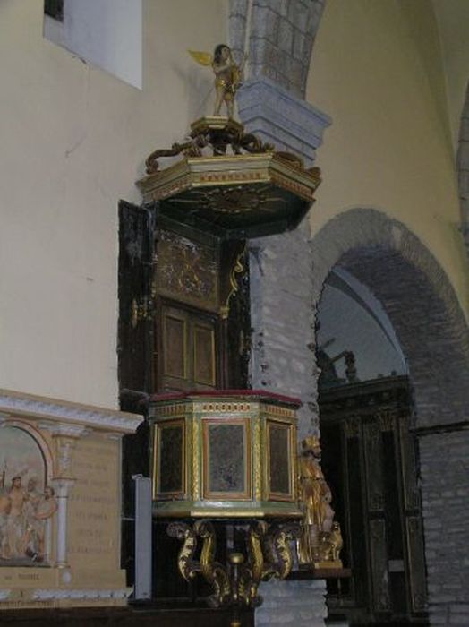 chaire à prêcher - © Ministère de la Culture (France), Conservation des antiquités et des objets d’art de l'Ariège – Tous droits réservés 