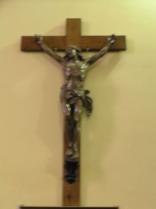 statue : Christ en croix - © Ministère de la Culture (France), Conservation des antiquités et des objets d’art de l'Ariège – Tous droits réservés