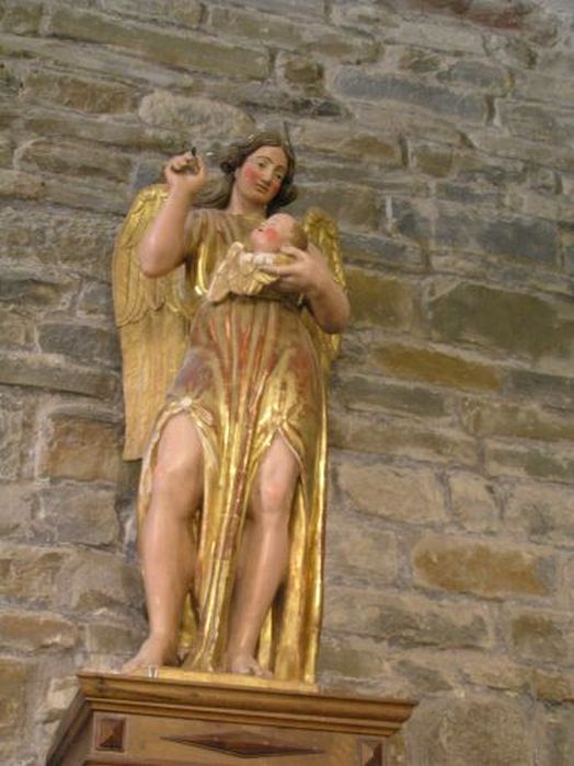 statue : Ange Gardien - © Ministère de la Culture (France), Conservation des antiquités et des objets d’art de l'Ariège – Tous droits réservés