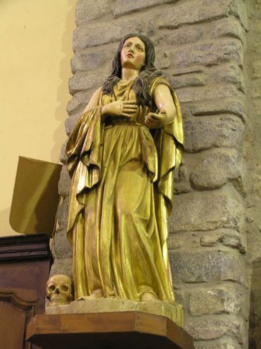 statue : Sainte Marie-Madeleine - © Ministère de la Culture (France), Conservation des antiquités et des objets d’art de l'Ariège – Tous droits réservés