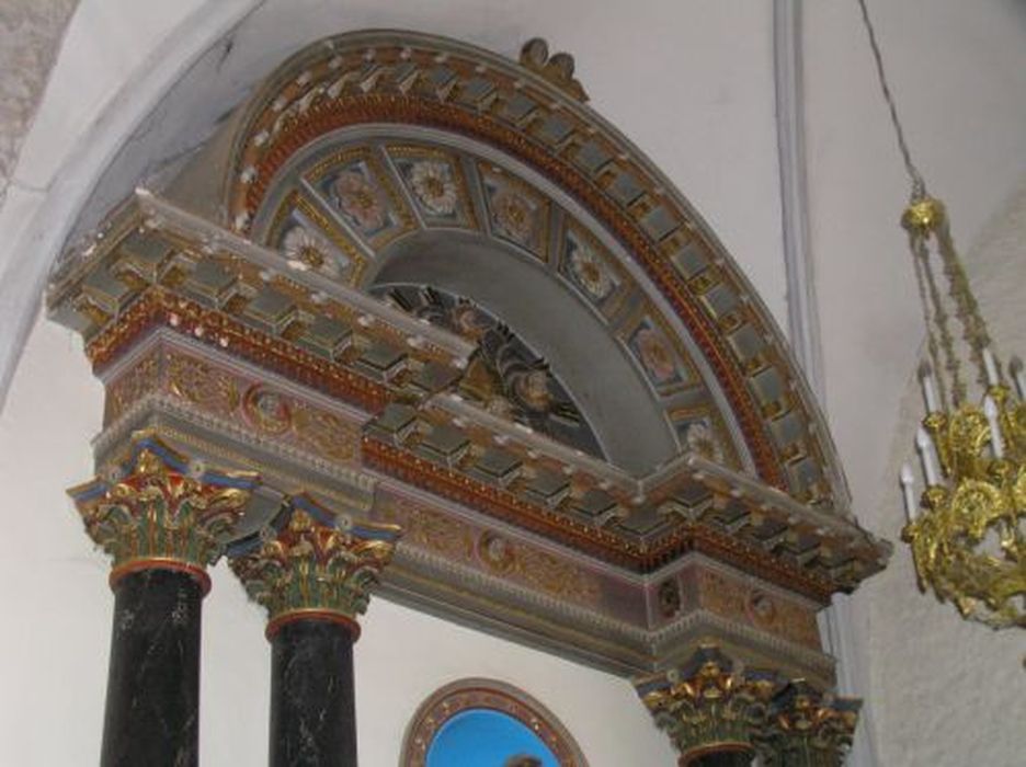 retable, vue partielle - © Ministère de la Culture (France), Conservation des antiquités et des objets d’art de l'Ariège – Tous droits réservés 