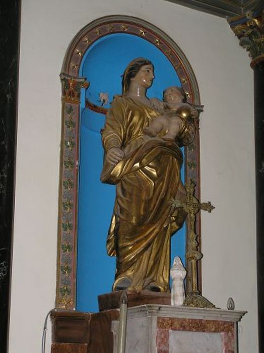 statue : Vierge à l'Enfant - © Ministère de la Culture (France), Conservation des antiquités et des objets d’art de l'Ariège – Tous droits réservés 