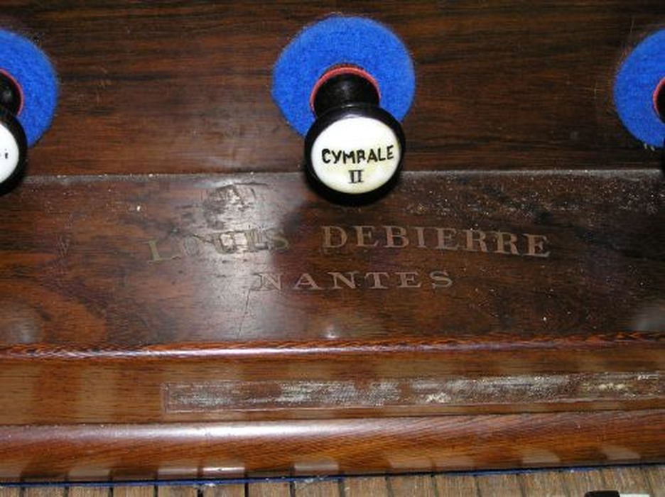 orgue portatif (orgue positif), détail