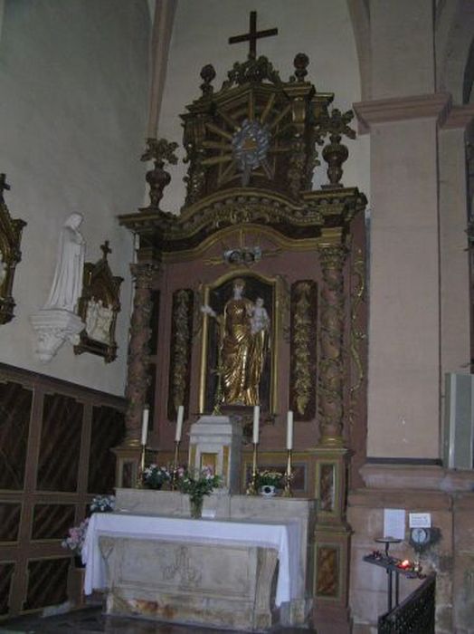 Retable de la chapelle de la Vierge