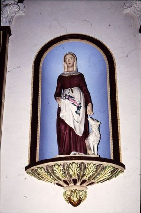 statue : Sainte Germaine de Pibrac - © Ministère de la Culture (France), Conservation des antiquités et des objets d’art de l'Ariège – Tous droits réservés
