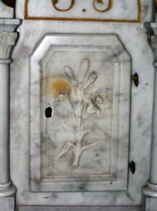 tabernacle de l’autel de la Vierge - © Ministère de la Culture (France), Conservation des antiquités et des objets d’art de l'Ariège – Tous droits réservés 