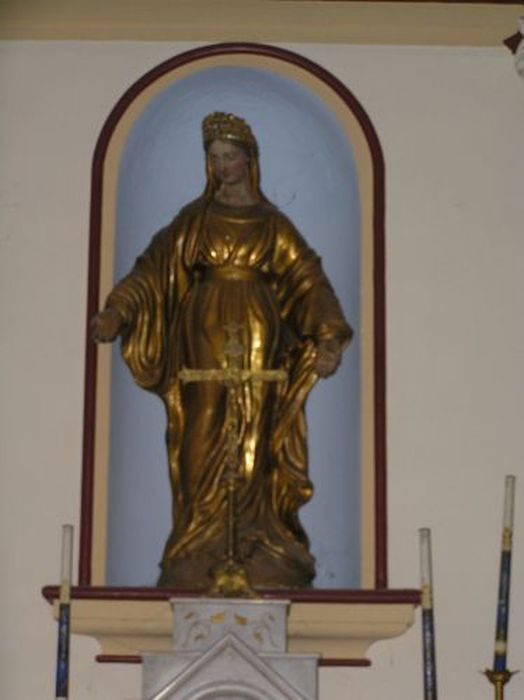 statue : Vierge - © Ministère de la Culture (France), Conservation des antiquités et des objets d’art de l'Ariège – Tous droits réservés 