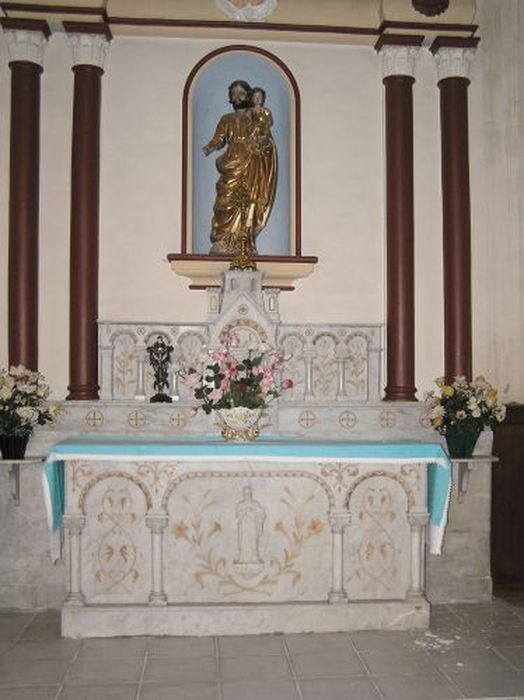retable de Saint-Joseph - © Ministère de la Culture (France), Conservation des antiquités et des objets d’art de l'Ariège – Tous droits réservés