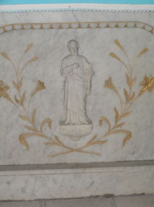 autel de Saint-Joseph, détail - © Ministère de la Culture (France), Conservation des antiquités et des objets d’art de l'Ariège – Tous droits réservés 