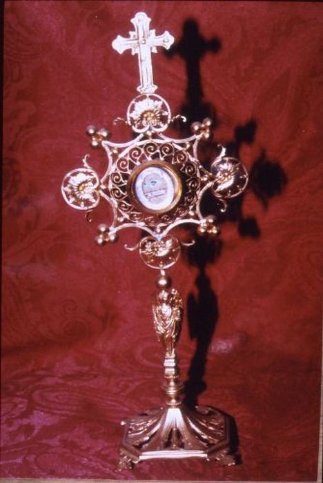 reliquaire-monstrance de sainte Germaine - © Ministère de la Culture (France), Conservation des antiquités et des objets d’art de l'Ariège – Tous droits réservés