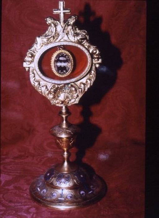reliquaire-monstrance de saint Saturnin - © Ministère de la Culture (France), Conservation des antiquités et des objets d’art de l'Ariège – Tous droits réservés