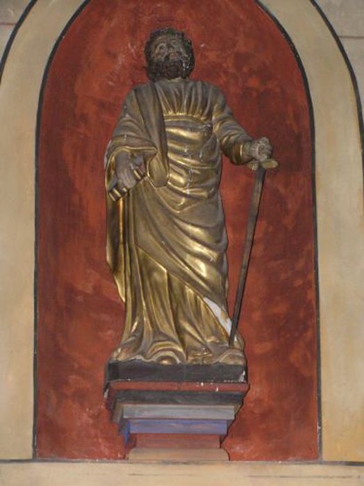 statue : Saint Paul - © Ministère de la Culture (France), Conservation des antiquités et des objets d’art de l'Ariège – Tous droits réservés