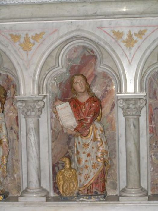 maître-autel, détail - © Ministère de la Culture (France), Conservation des antiquités et des objets d’art de l'Ariège – Tous droits réservés 